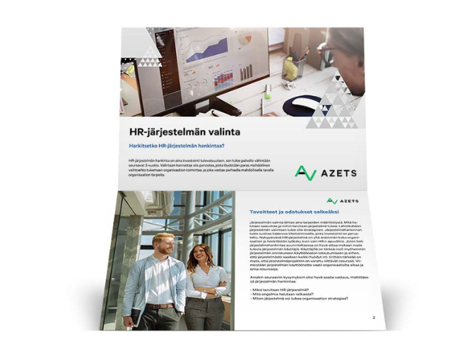 Hr-järjestelmän valintaopas