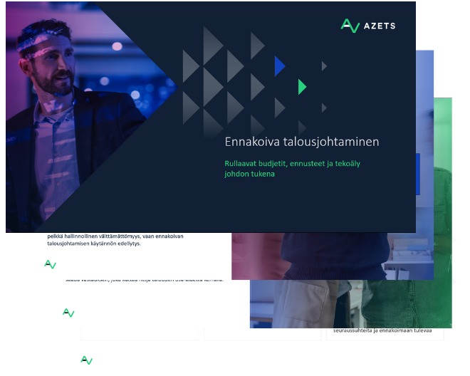  Ennakoiva talousjohtaminen -oppaan kansi
