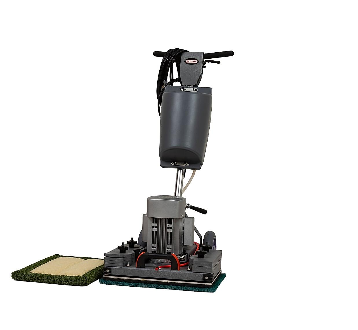 JH-G5 Mitchell Oscillating Sander / Scrubber, shown rotating through 360°