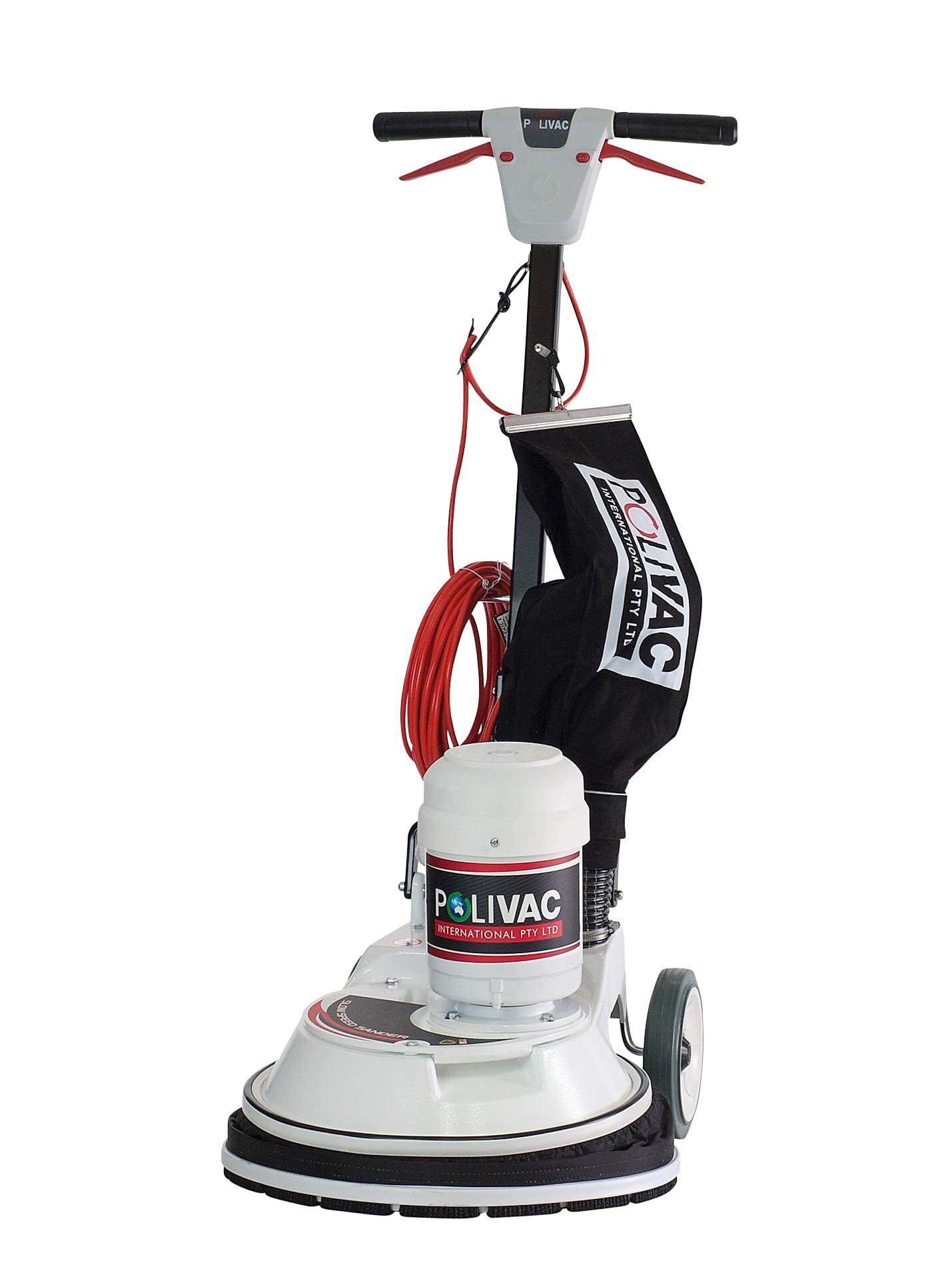 Sandivac SV25 – Slow Speed Floor Sander, shown rotating through 360°
