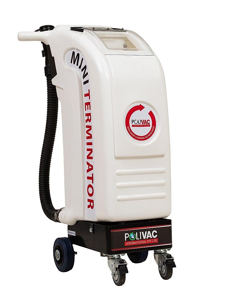 POLIVAC Mini Terminator, shown rotating through 360°