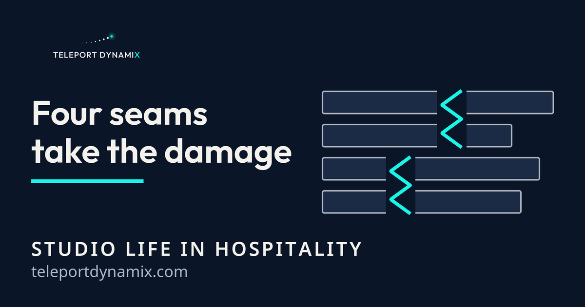 Your Restaurant Tech Stack Breaks at the Same Seams. Teleport Dynamix, Studio Life in Hospitality.