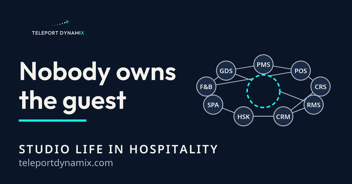 Hotel Technology Integration and Why It Keeps Failing. Teleport Dynamix, Studio Life in Hospitality.