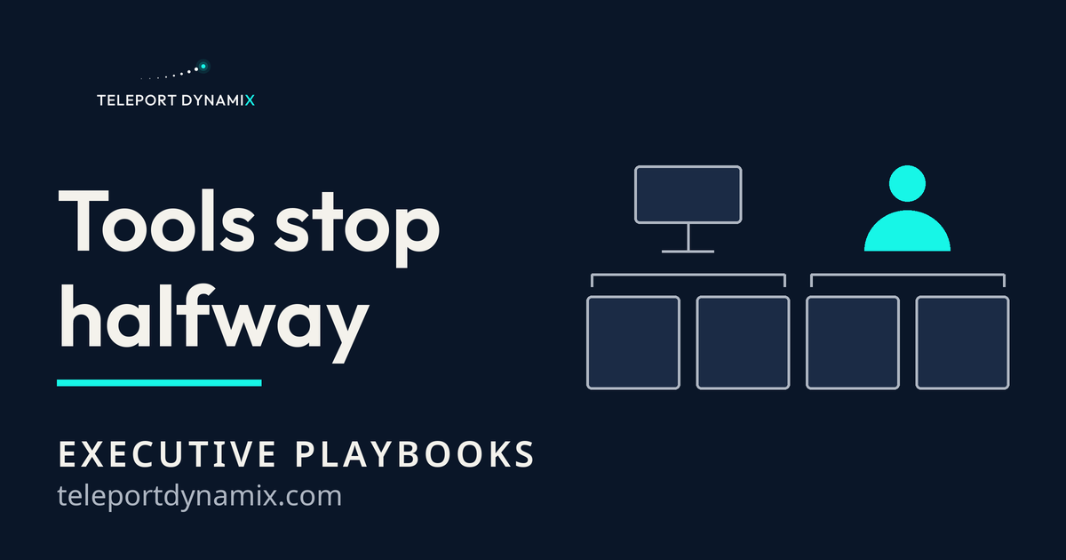 Cloud Cost Management Needs an Owner, Not a Tool. Teleport Dynamix, Executive Playbooks.
