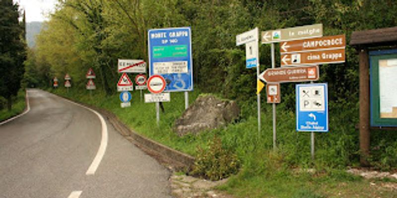 Monte Grappa - rett opp og rett ned!