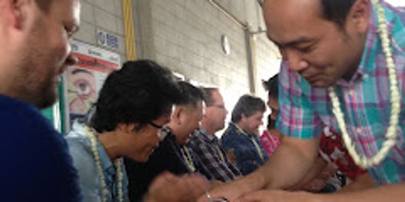 Mitt møte med Songkran - på verftet