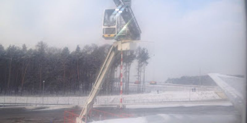 Planespotting og deicing i Frankfurt