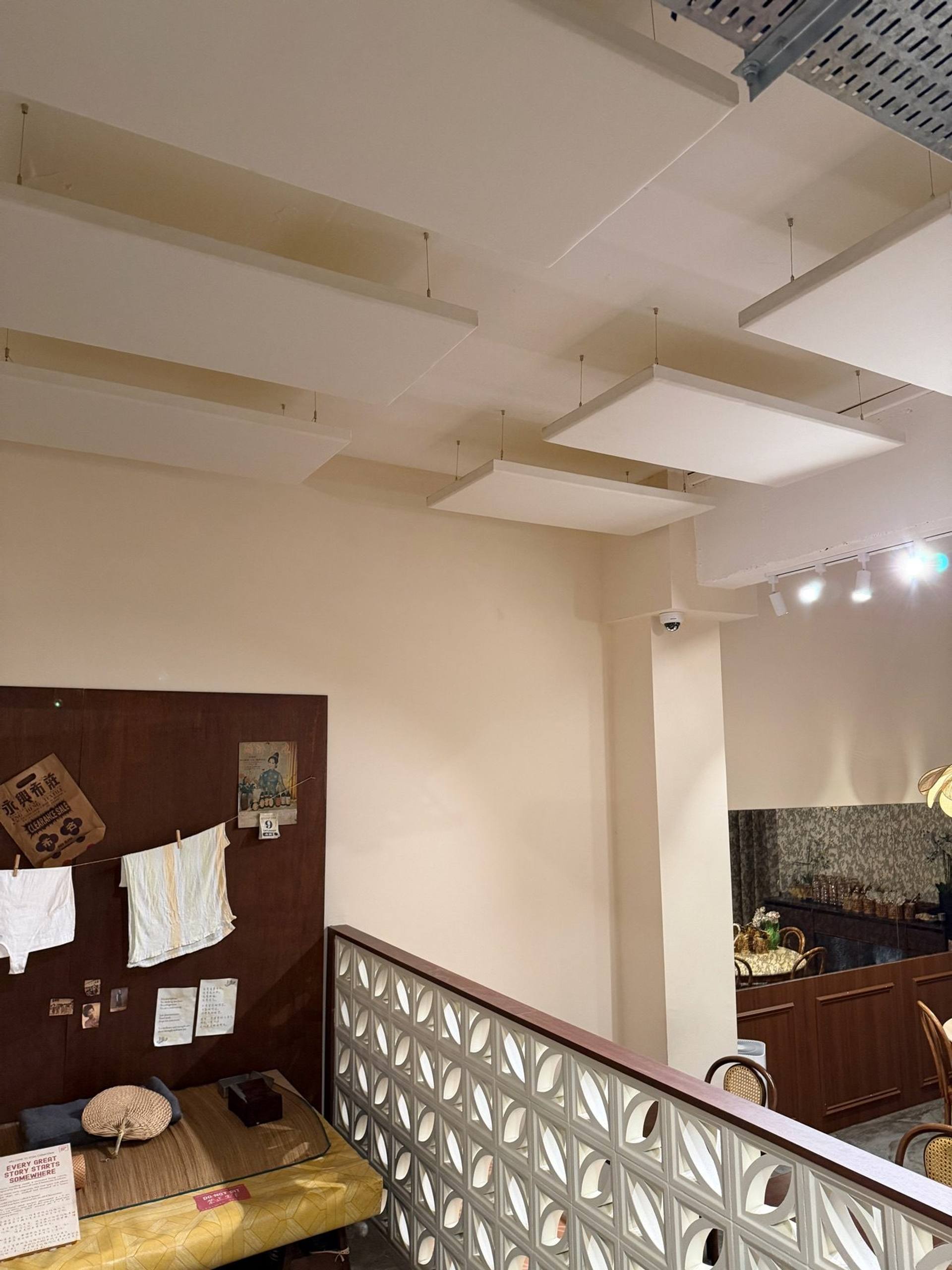 Rise Bakehouse, Chinatown: acoustic panels installed by Just Acoustics