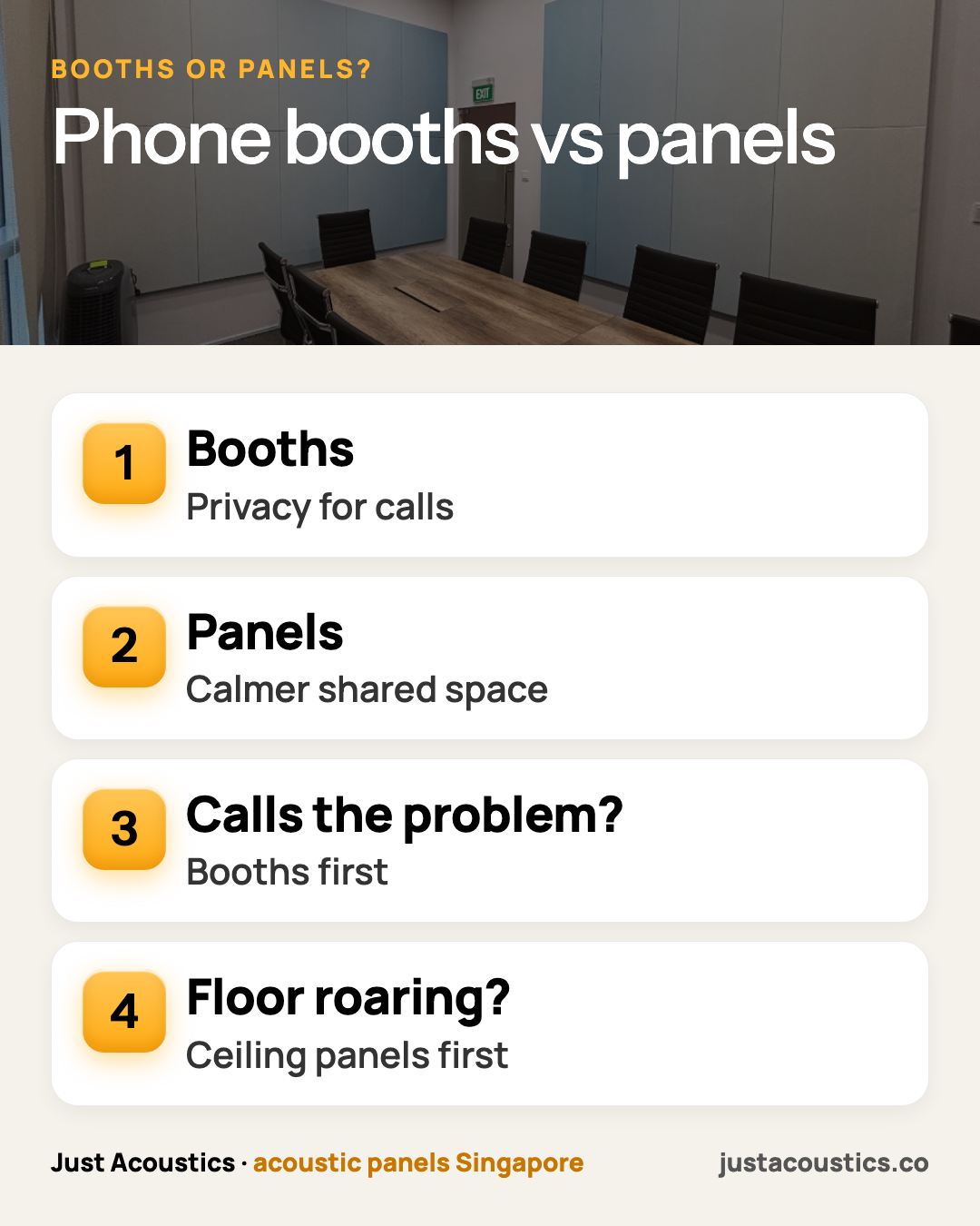 Phone booths vs panels infographic