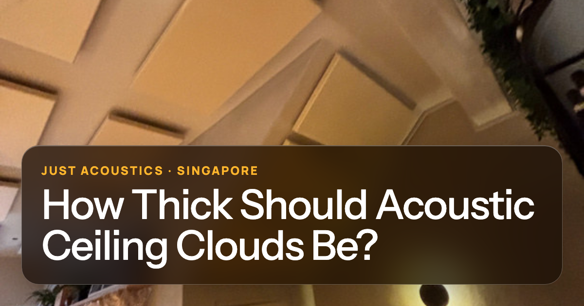 Ceiling clouds hung below a ceiling