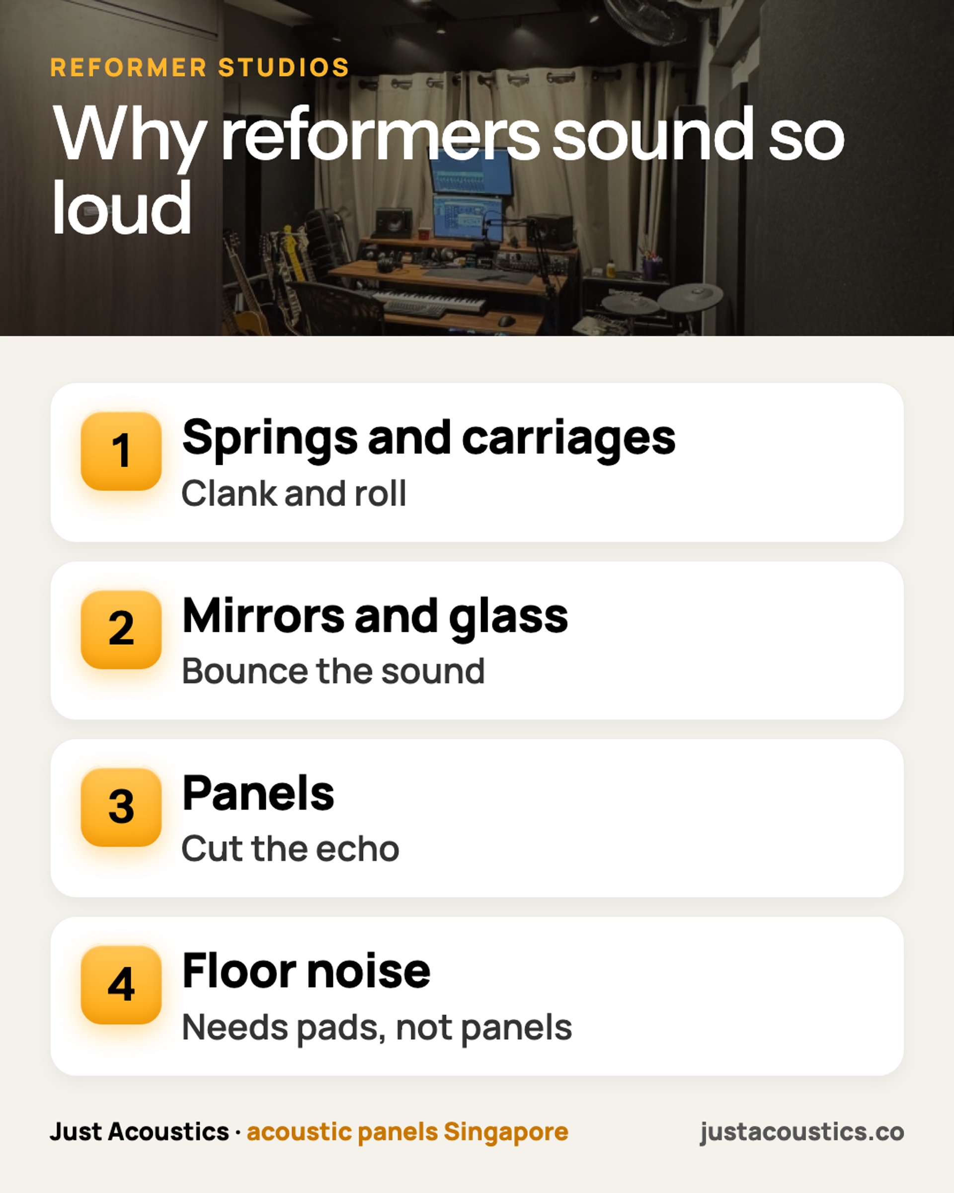 Why reformers sound so loud infographic