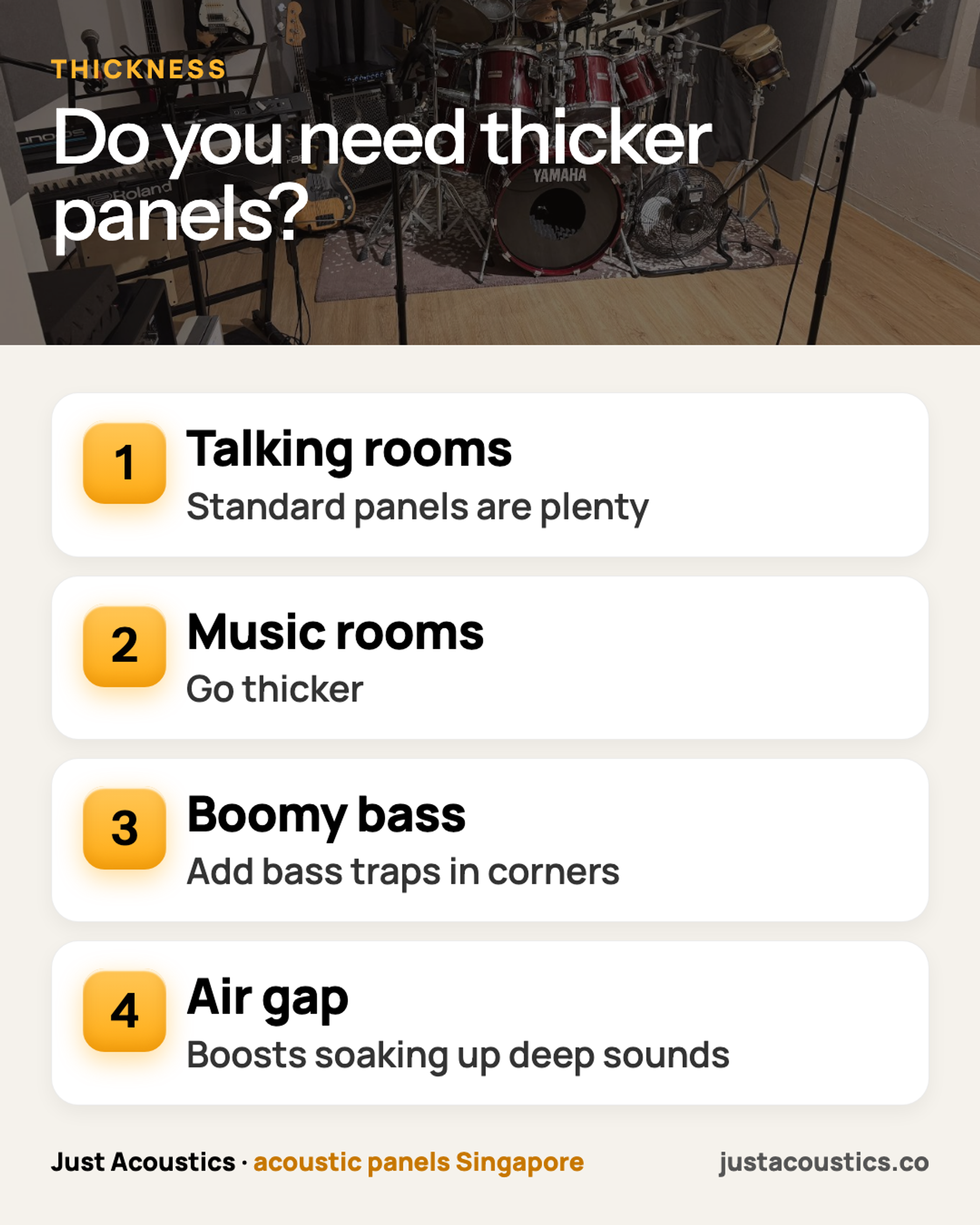 Do you need thicker panels? infographic