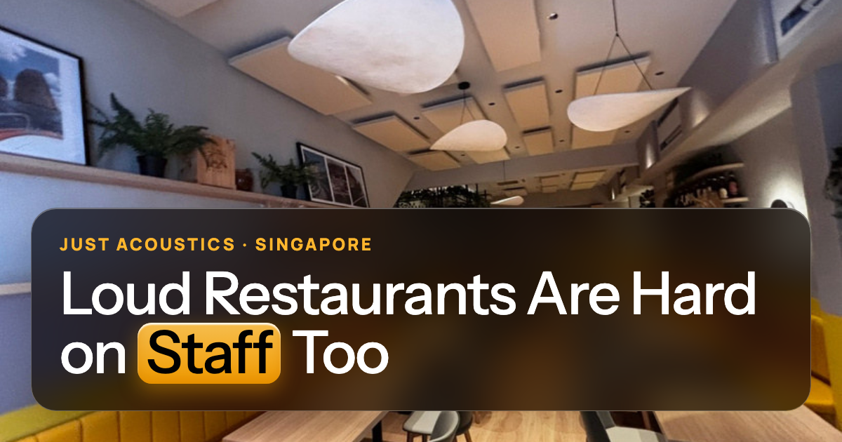 Busy restaurant with ceiling panels
