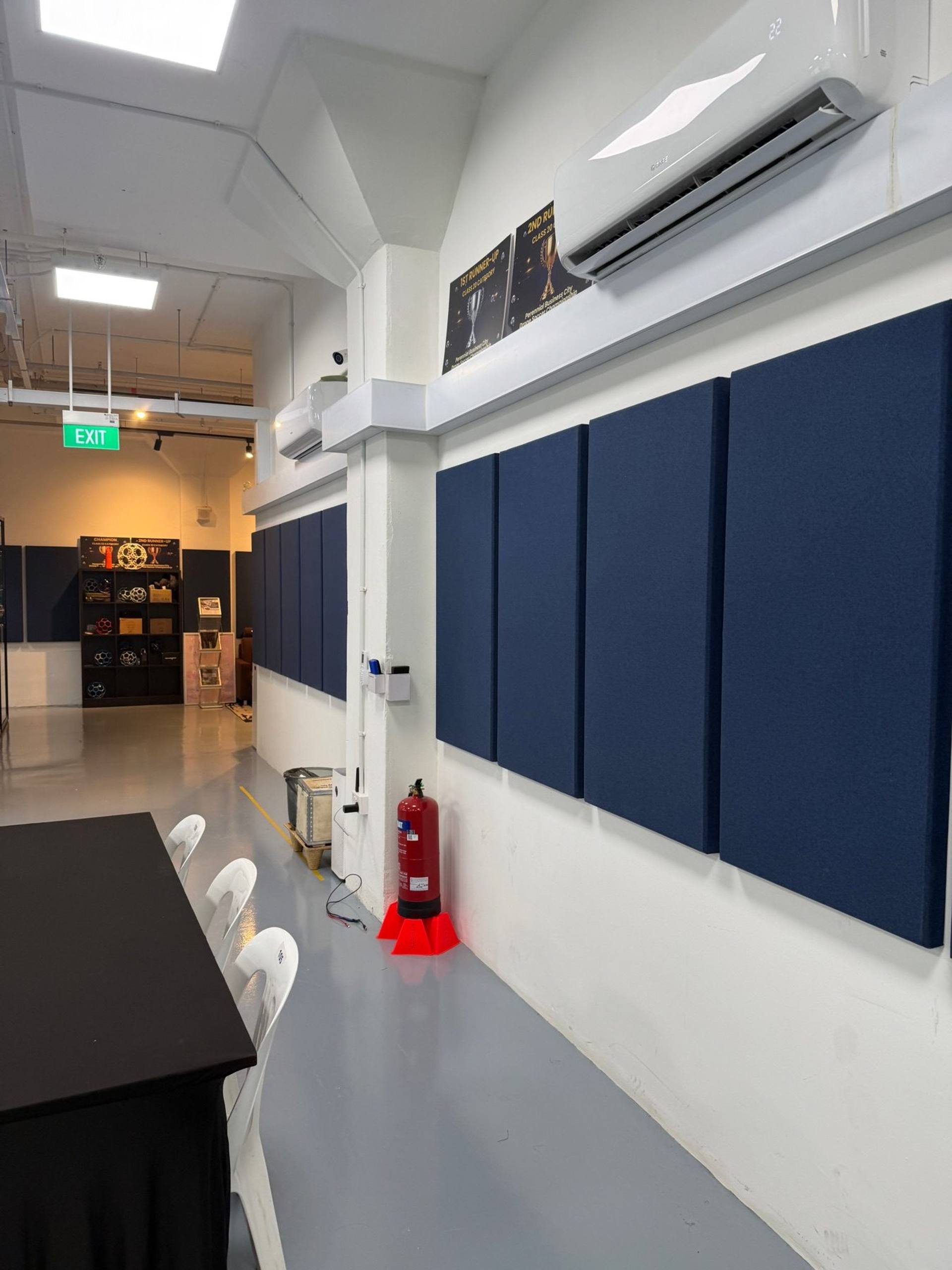 Drone Training Centre, Grantral Mall: acoustic panels installed by Just Acoustics