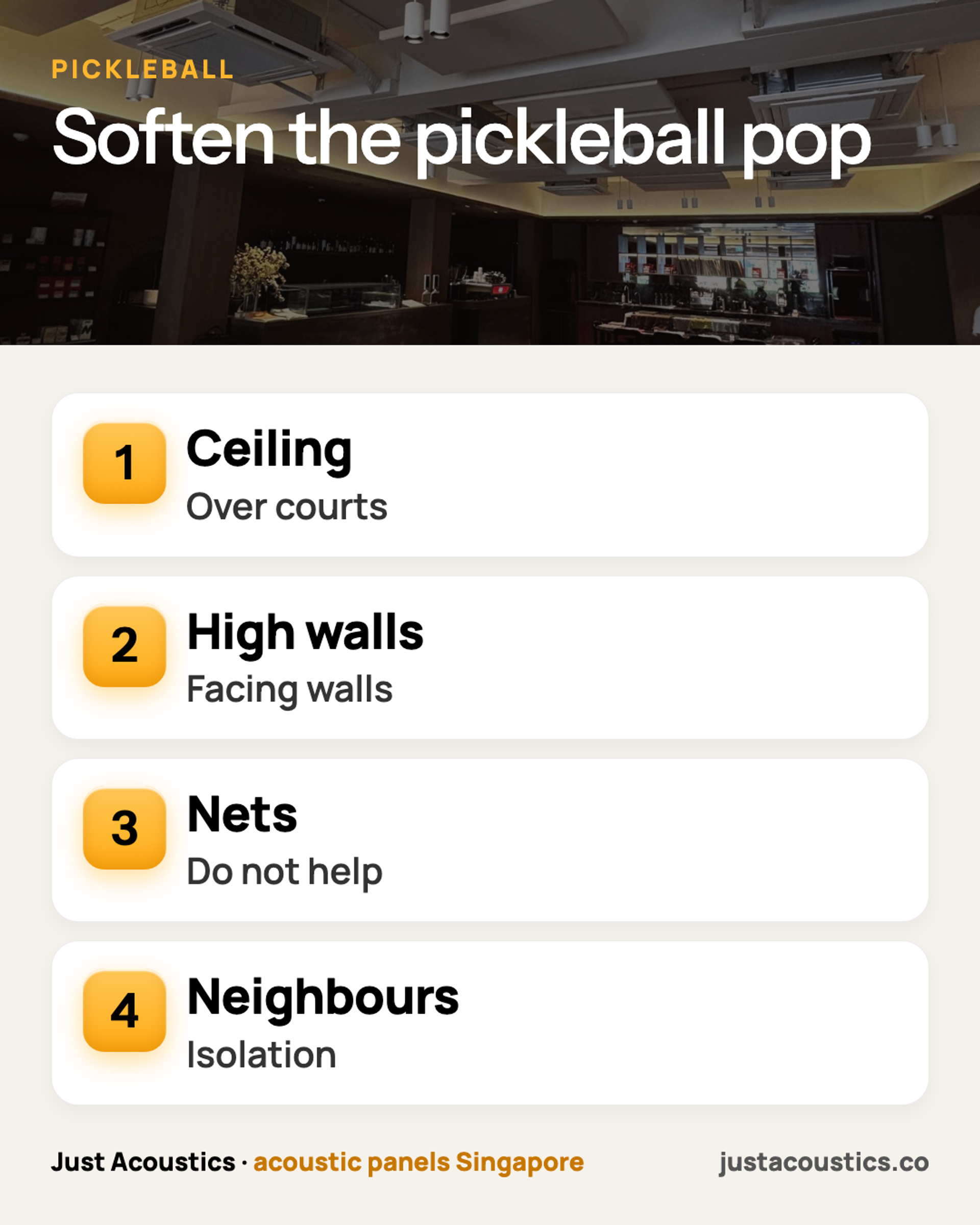 Soften the pickleball pop infographic