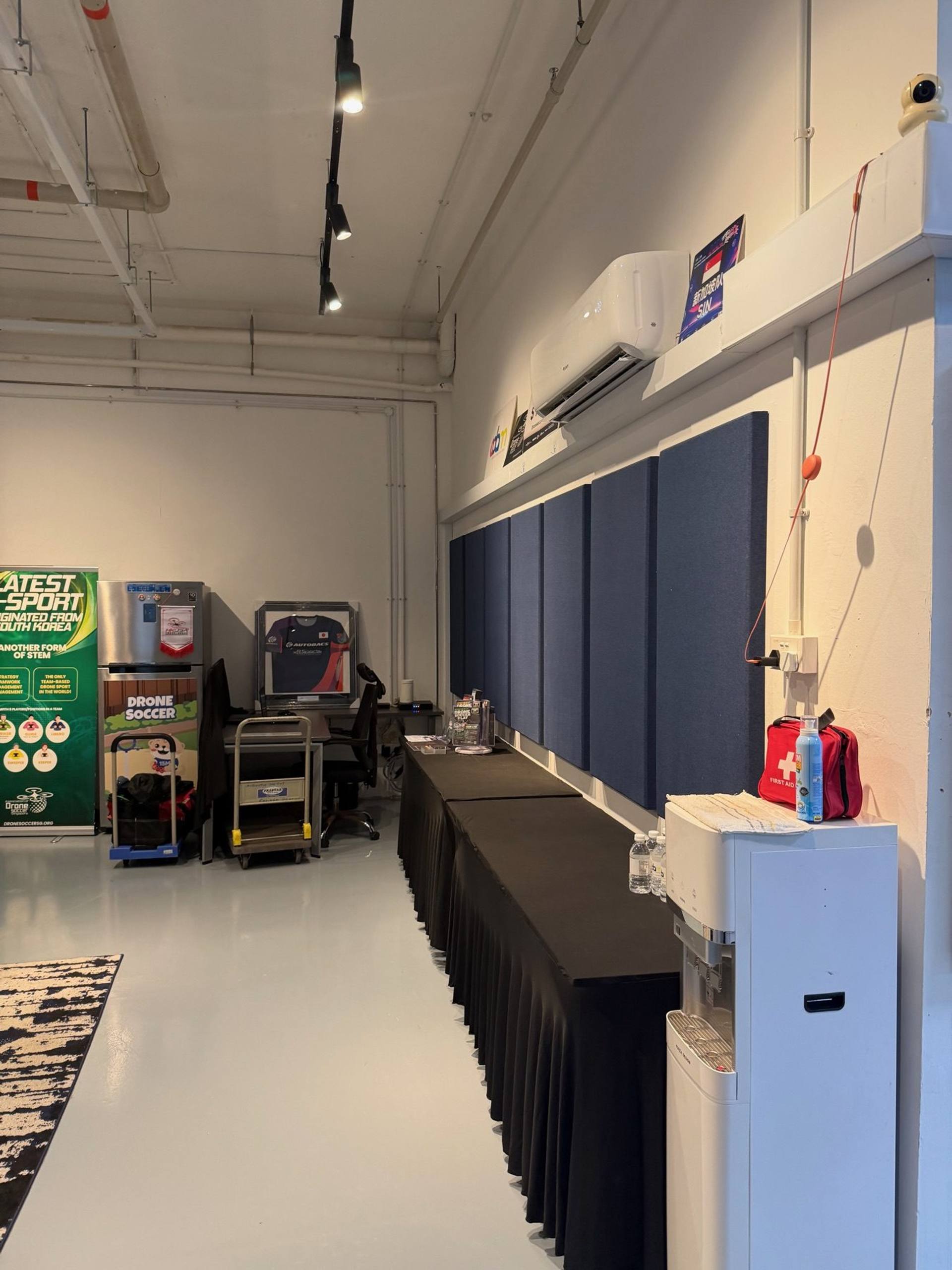 Drone Training Centre, Grantral Mall: acoustic panels installed by Just Acoustics