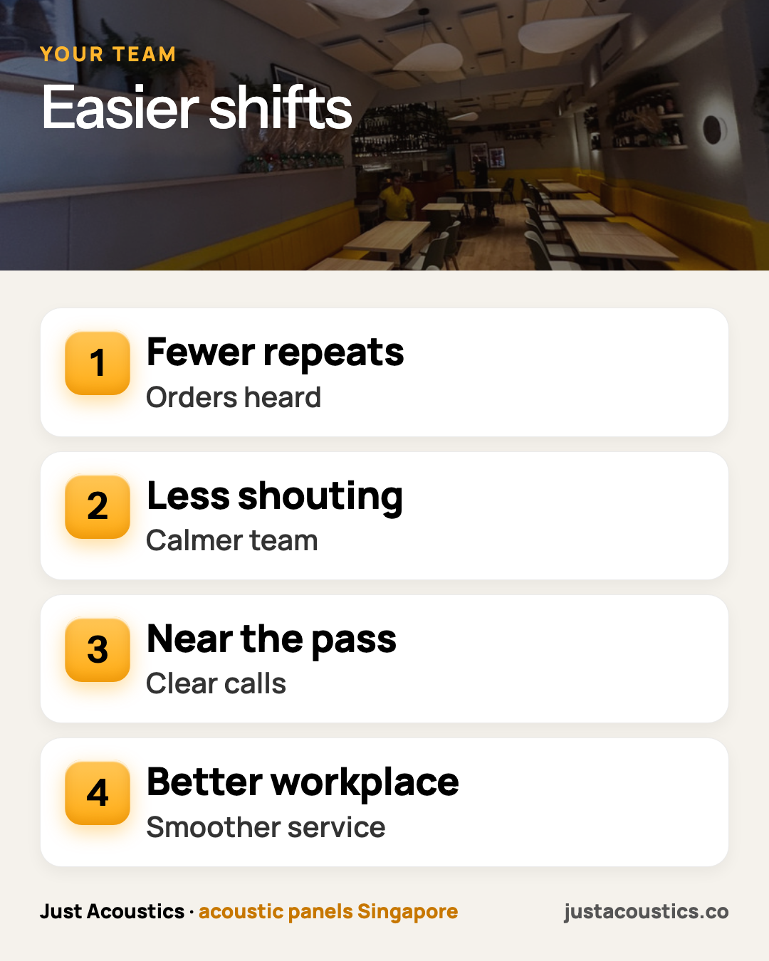 Easier shifts infographic