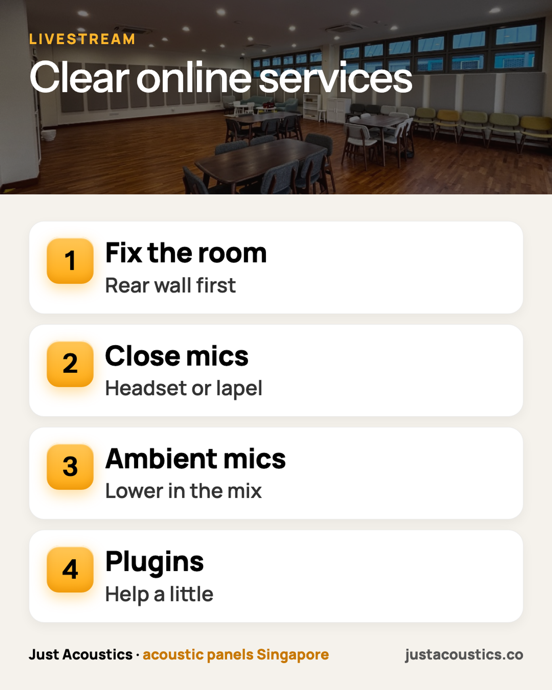 Clear online services infographic