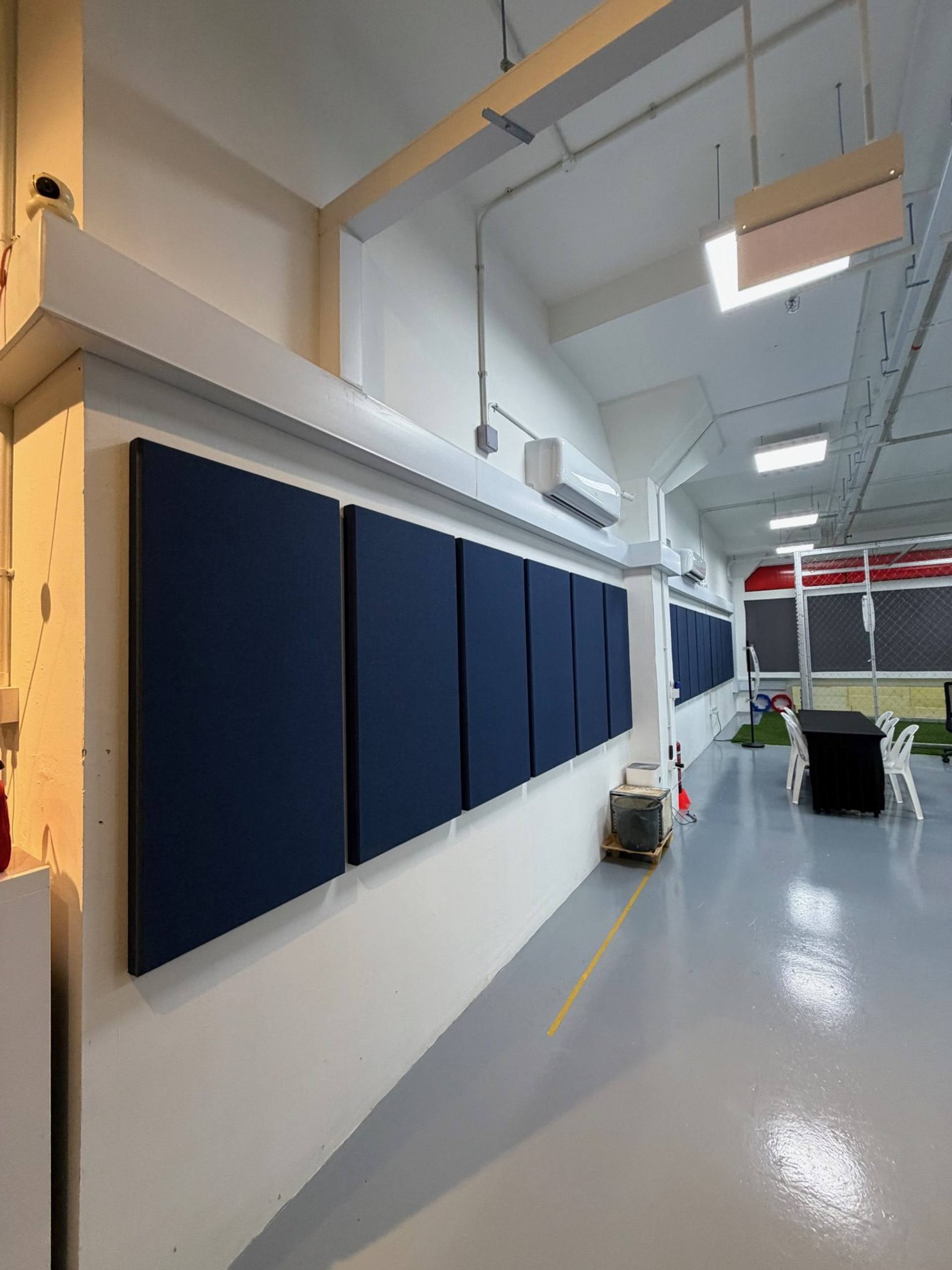 Drone Training Centre, Grantral Mall: acoustic panels installed by Just Acoustics