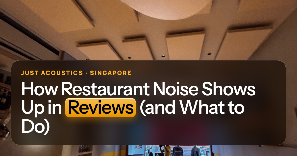 Singapore restaurant interior