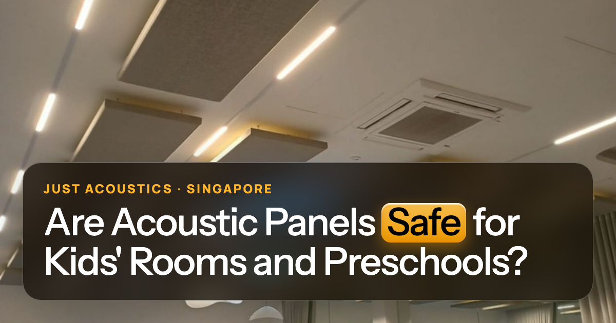 Bright studio with acoustic panels on the walls