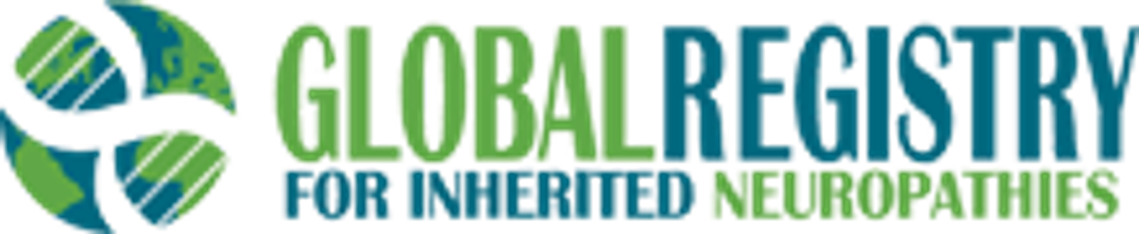 Global Registry for Inherited Neuropathies logo with green and blue circular design elements