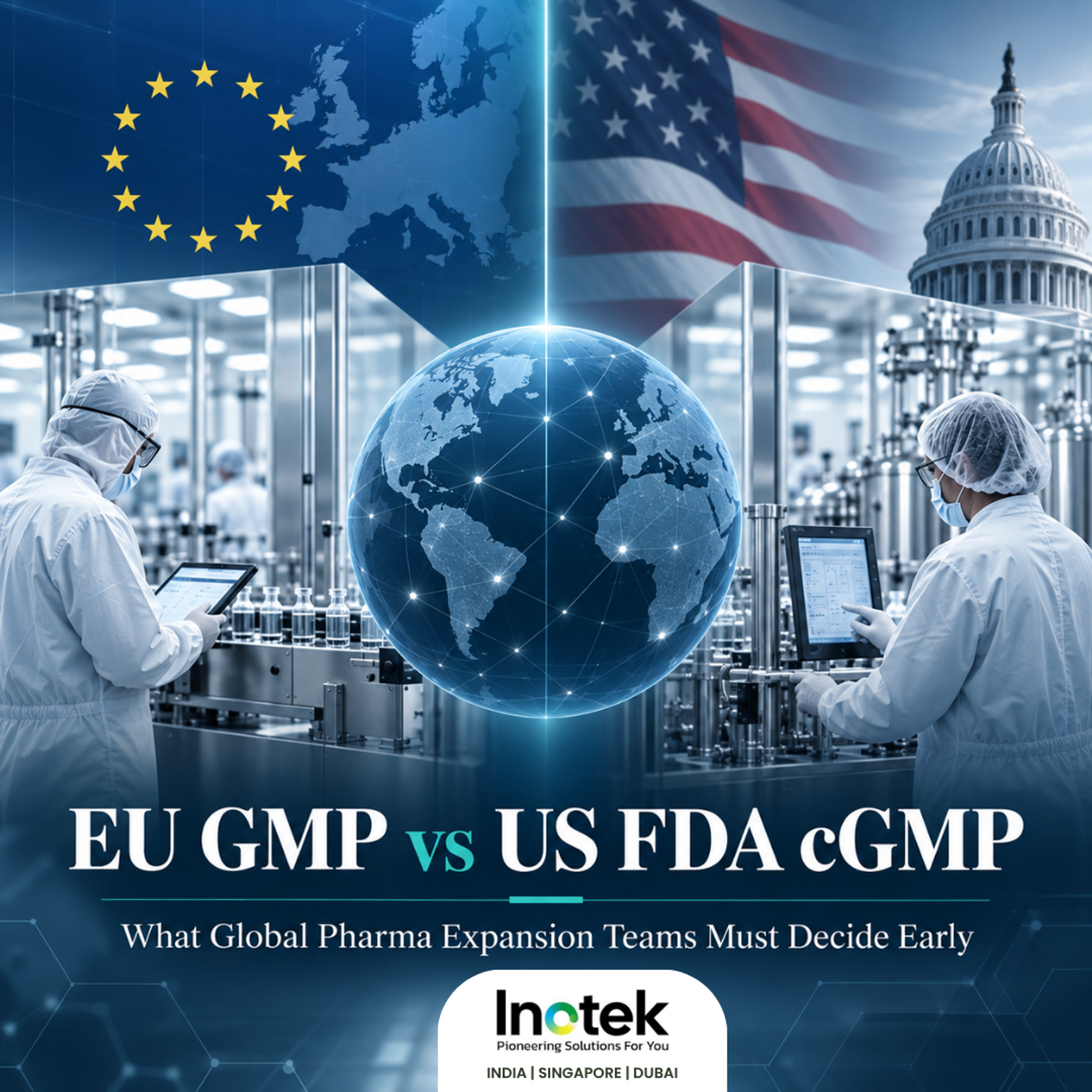 EU GMP vs US FDA cGMP: What Global Pharma Expansion Teams Must Decide Early