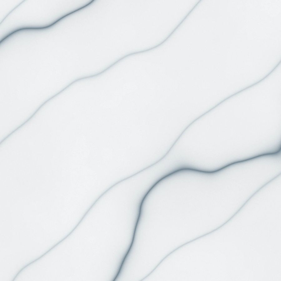 Quartz blanc aux veines bleu-gris