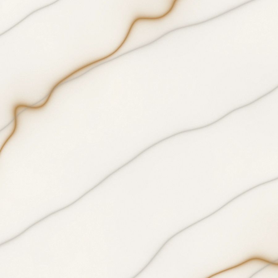 Quartz blanc aux veines dorées