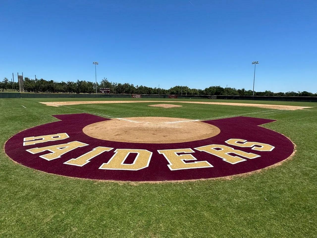 Baseball halo of Raiders HS