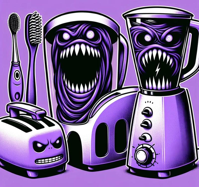 A dramatic interpretation for sure - but your appliances could potentially be easy targets for DDoS botnets.