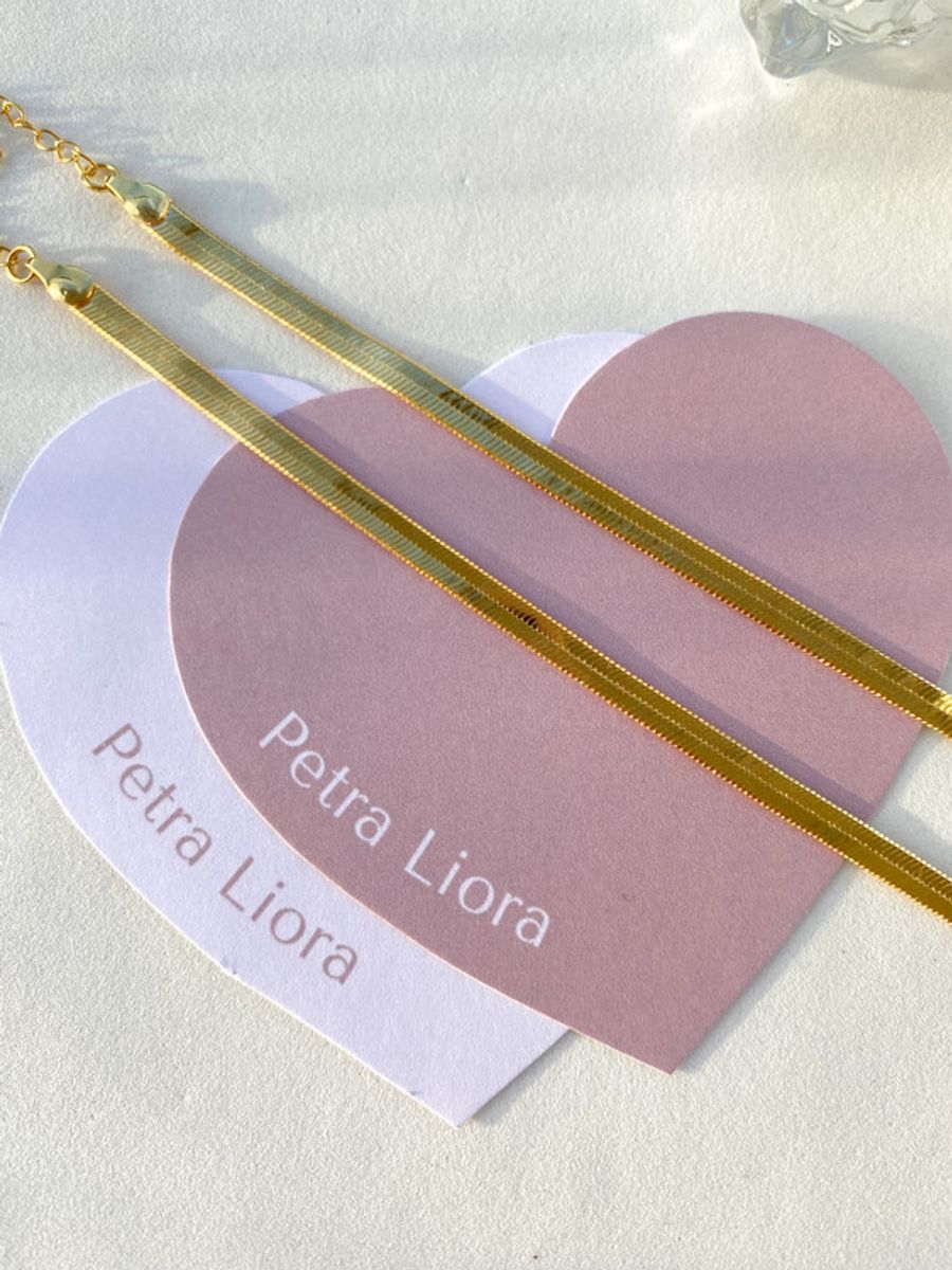 Pulseira Fita - semijoia Petra Liora