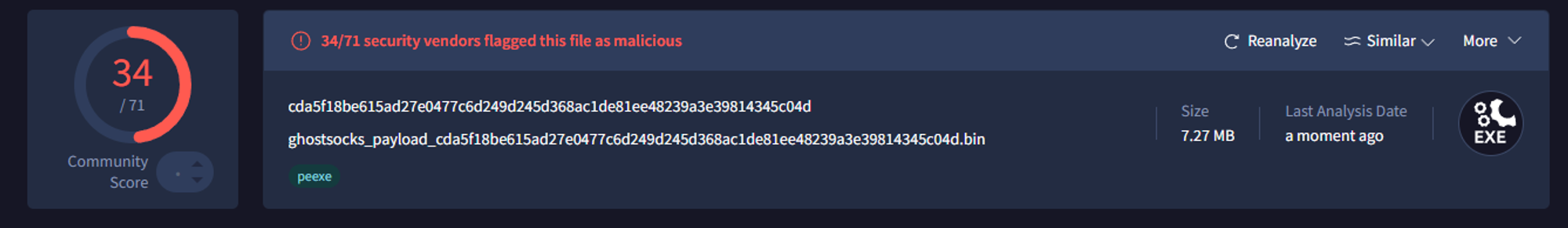 GhostSocks executable