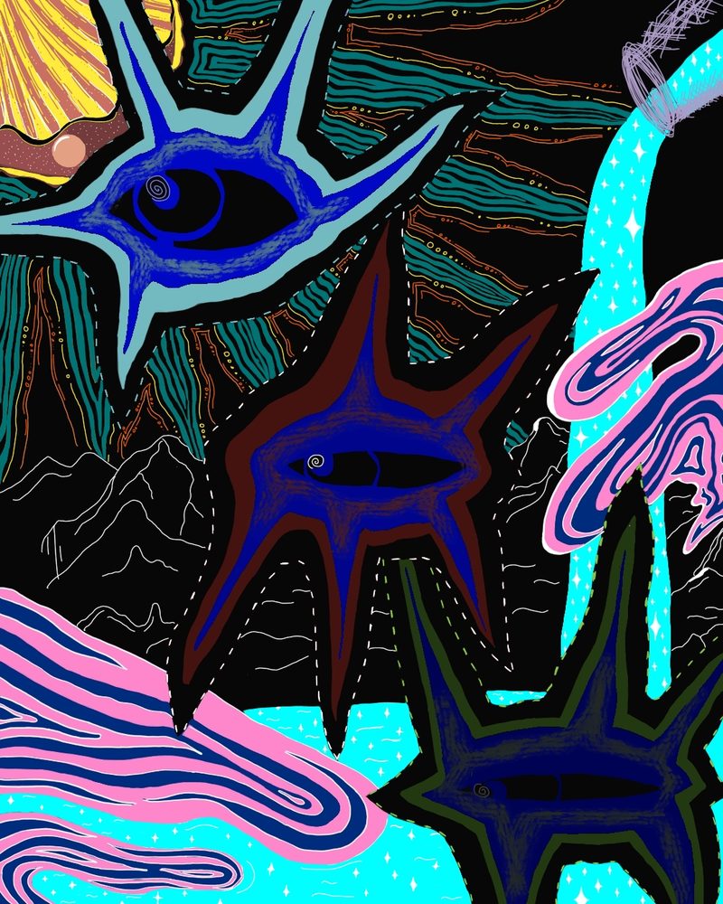 After dark painting