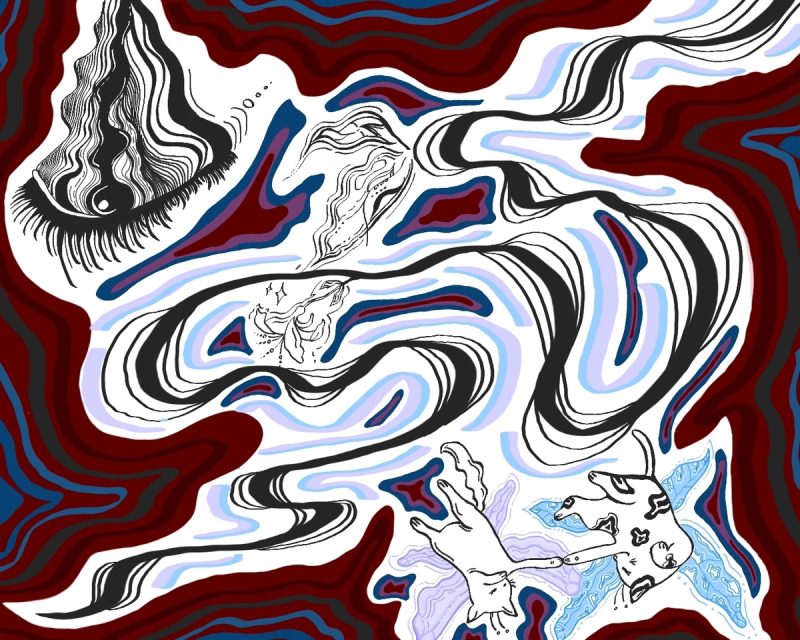 Go with the flow painting
