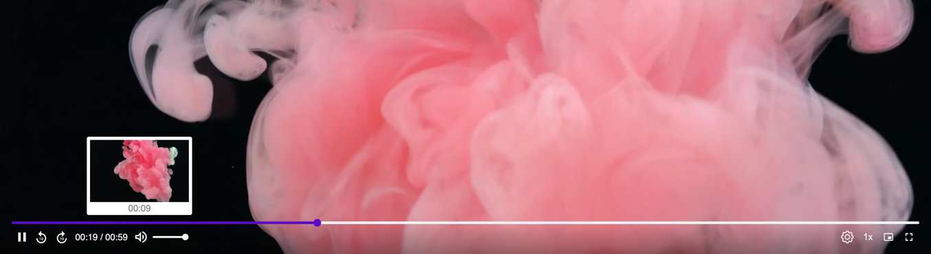 Timeline hover previews using spritesheets 