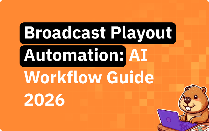 Broadcast playout automation: building an AI-driven workflow with manual override