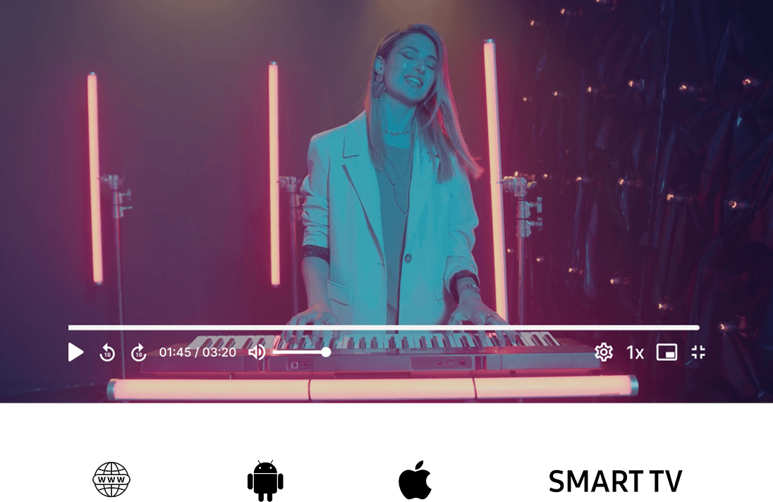 FastPix player SDKs across web, mobile and Smart TV