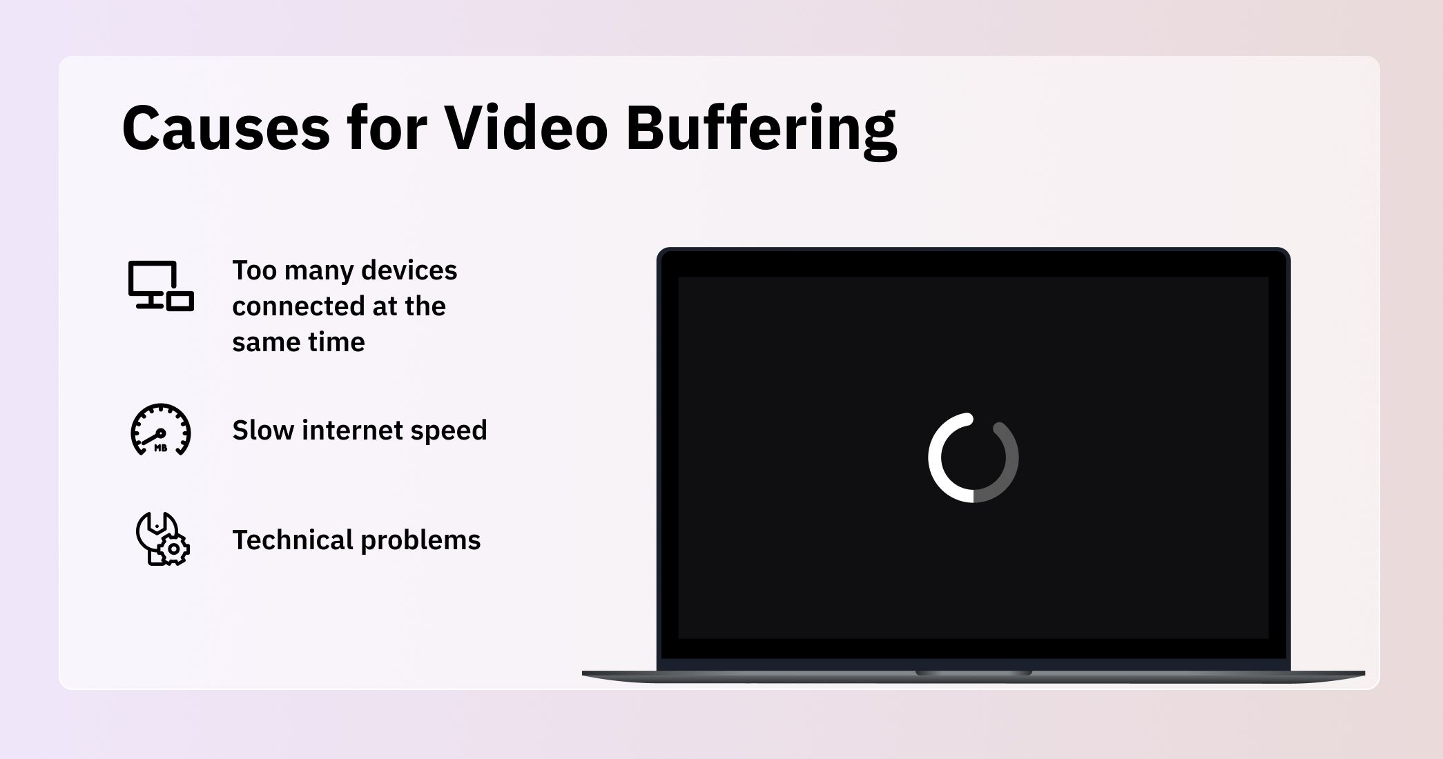 Causes of video buffering 