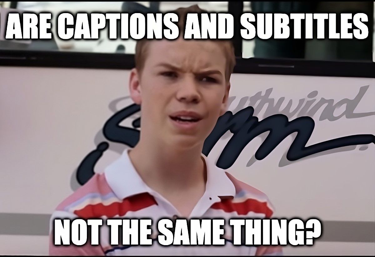 captions and subtitles meme