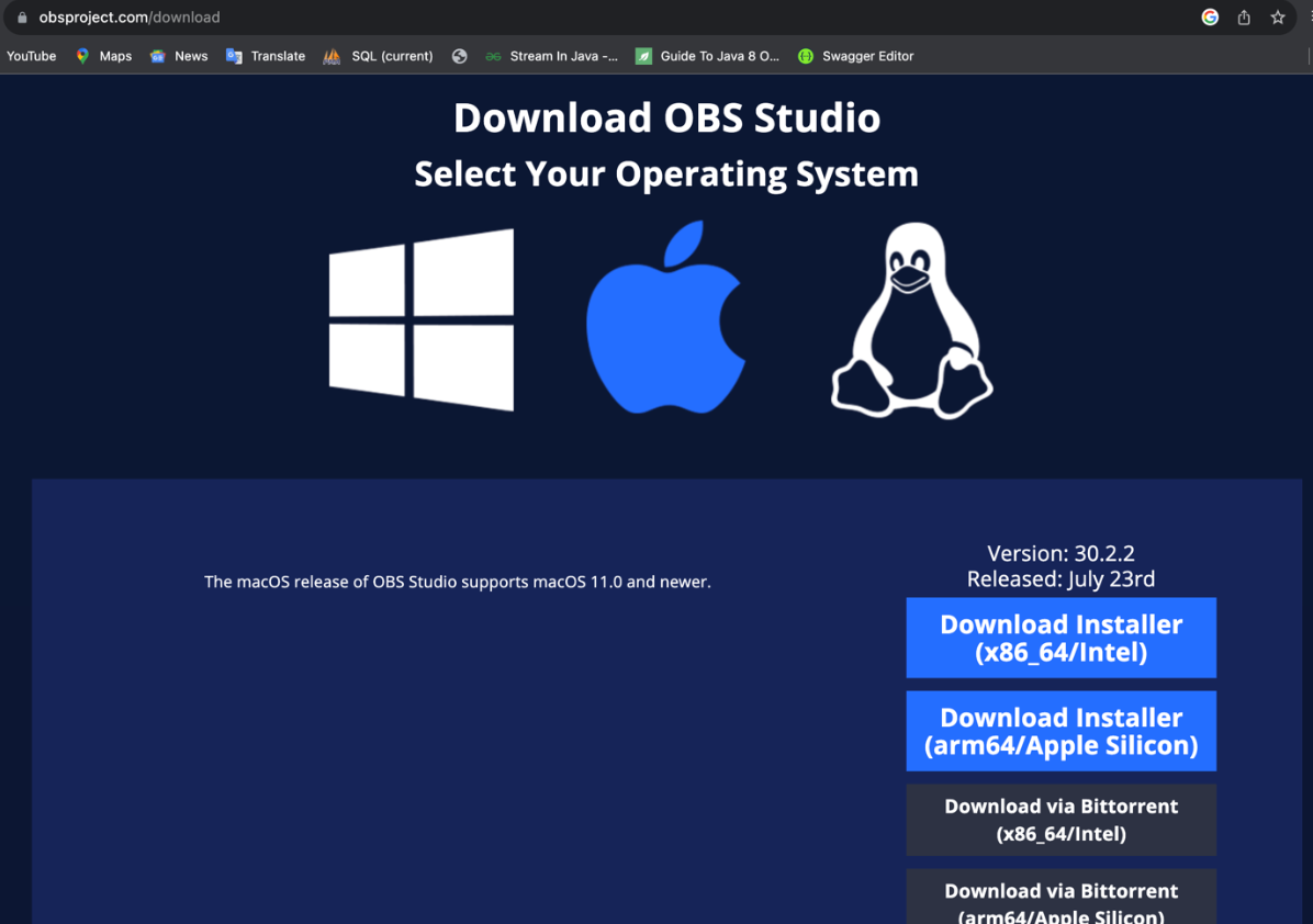 Downloading and Installing OBS Studio