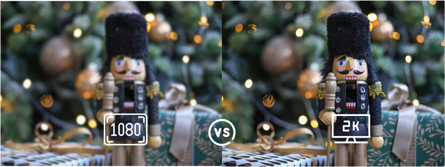 Comparison between 1080p and 2k