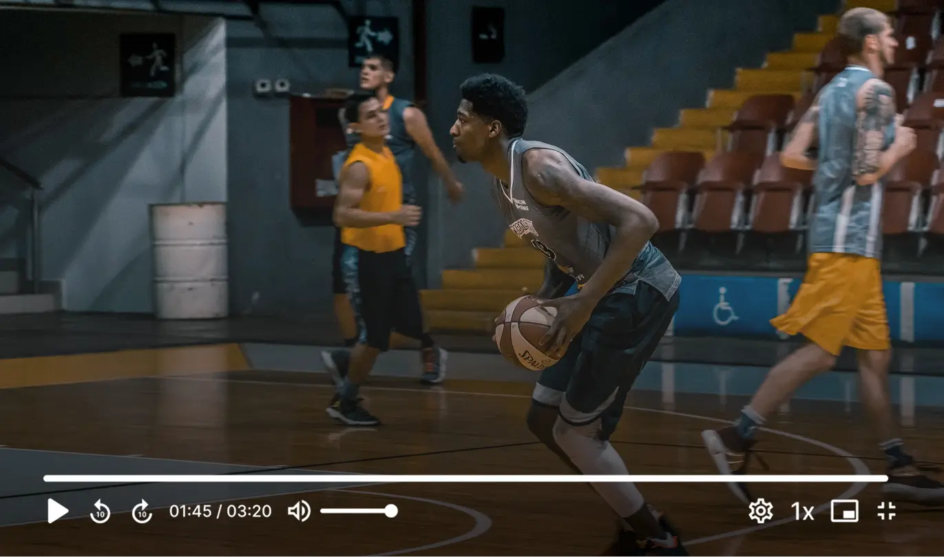 The FastPix video player embedded on a WordPress page