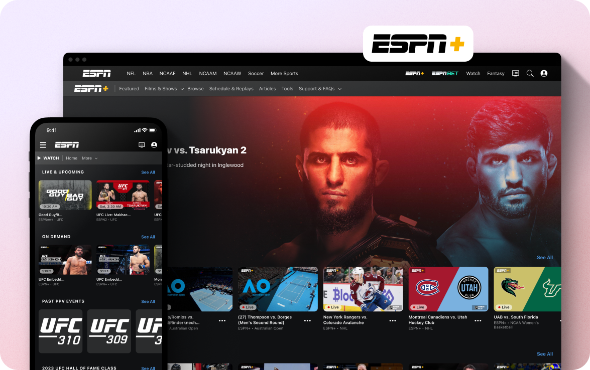 How to Build a Live Sports Streaming App Like ESPN+