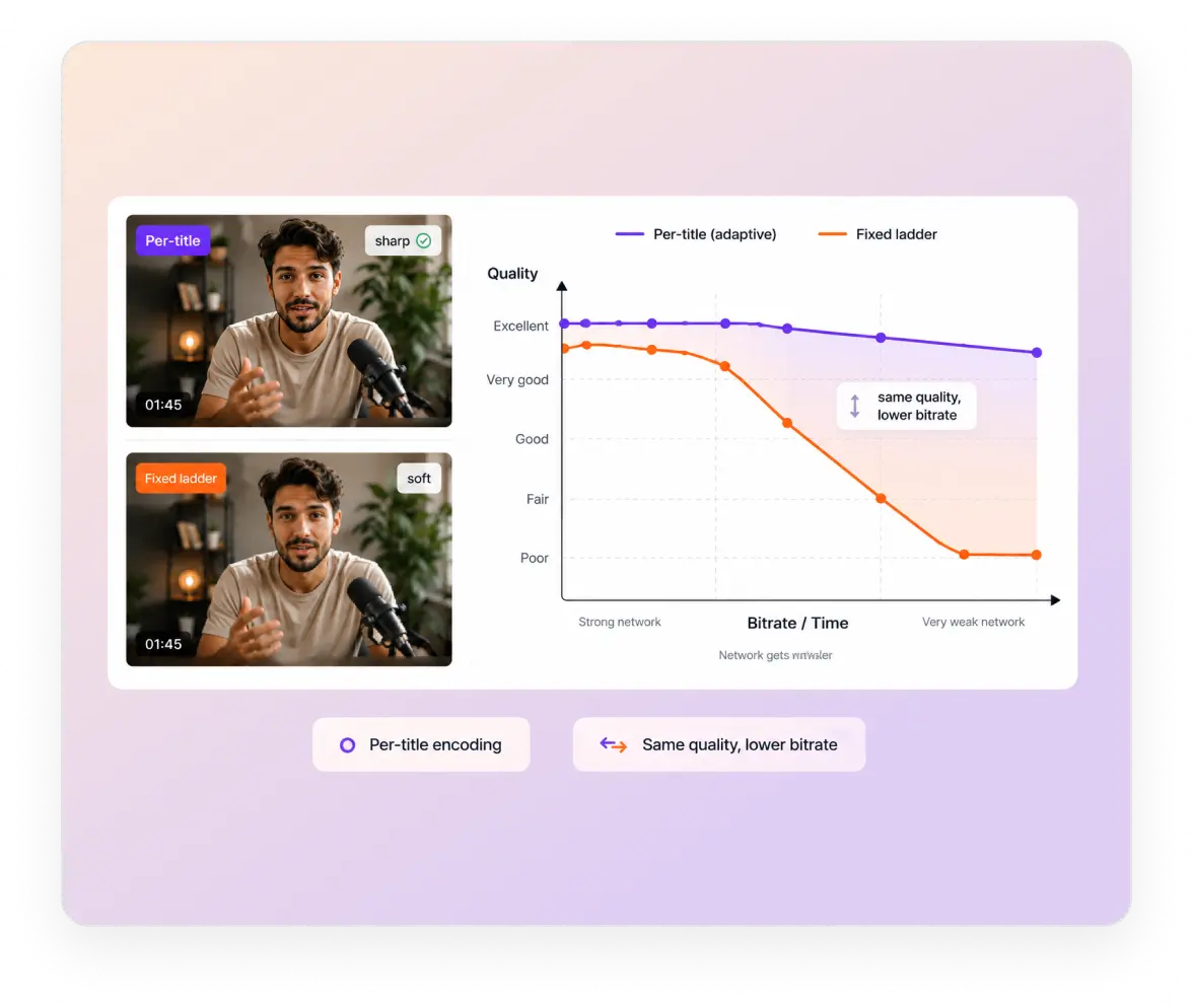 Per-title encoding and multi-CDN delivery to every screen