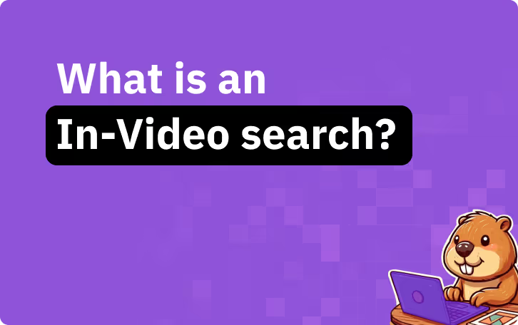 What is an in-video search?