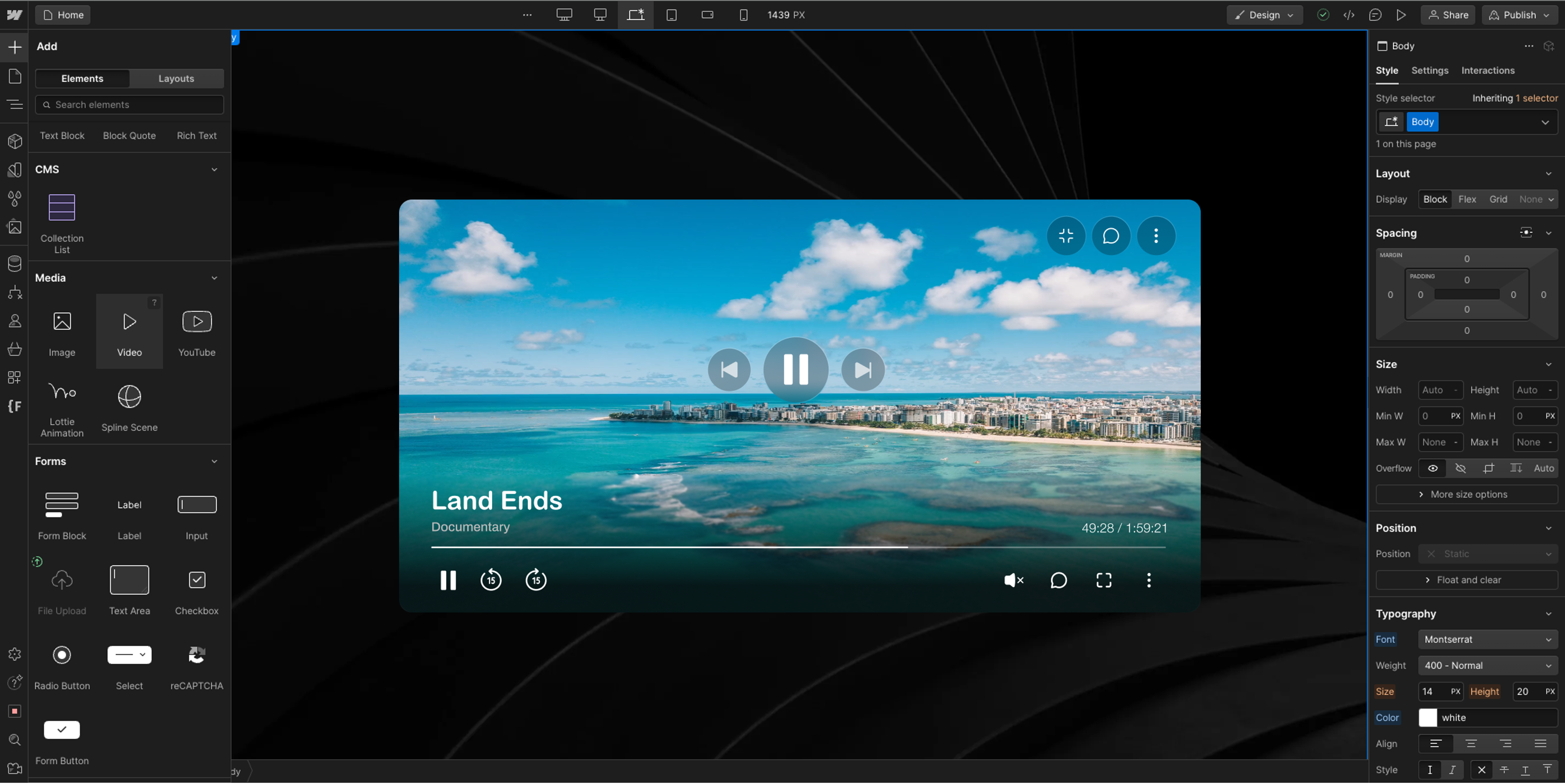 How to embed videos in Webflow