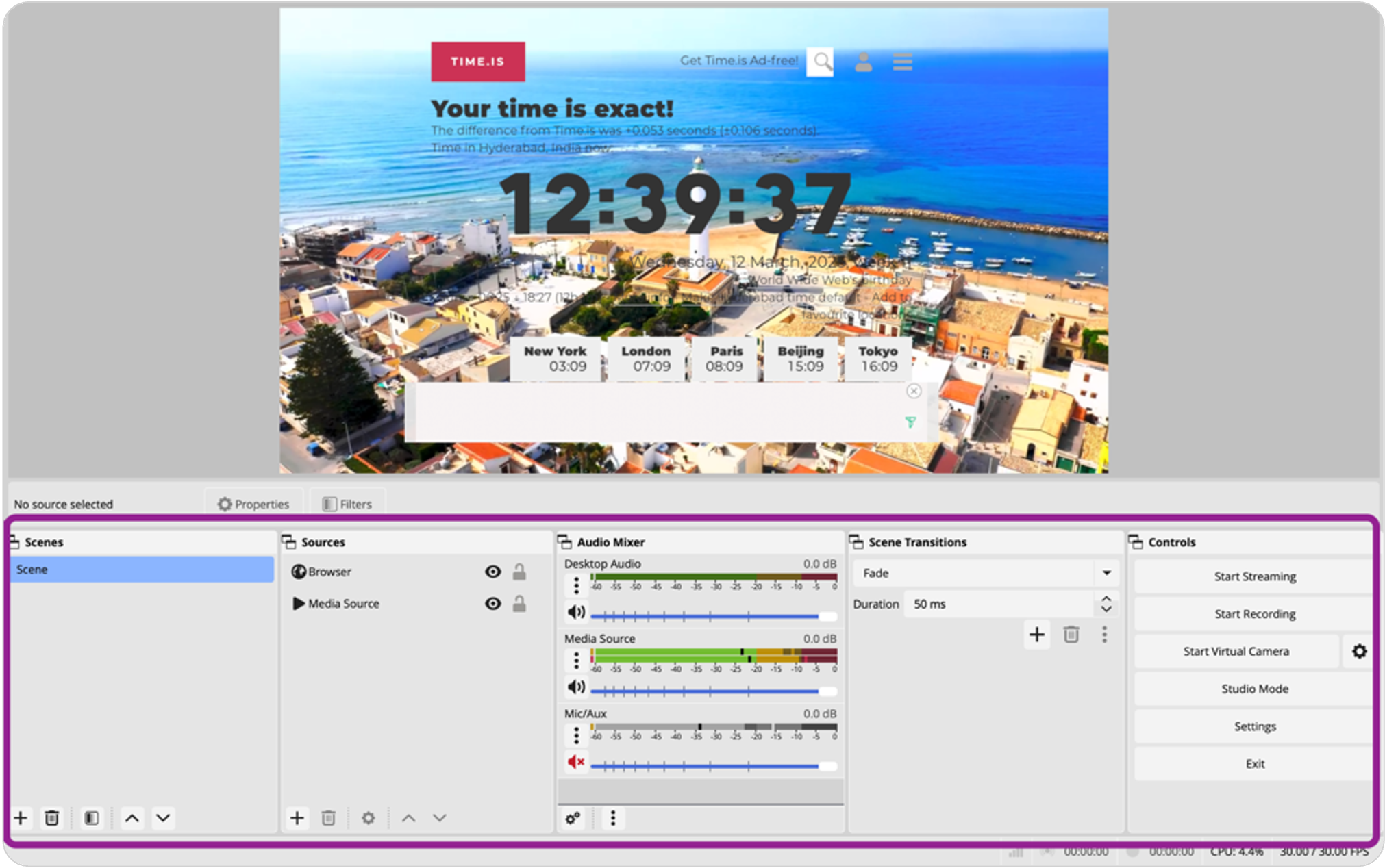 How to use OBS studio 
