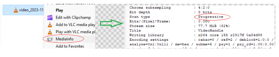 How to determine if a video is interlaced or progressive