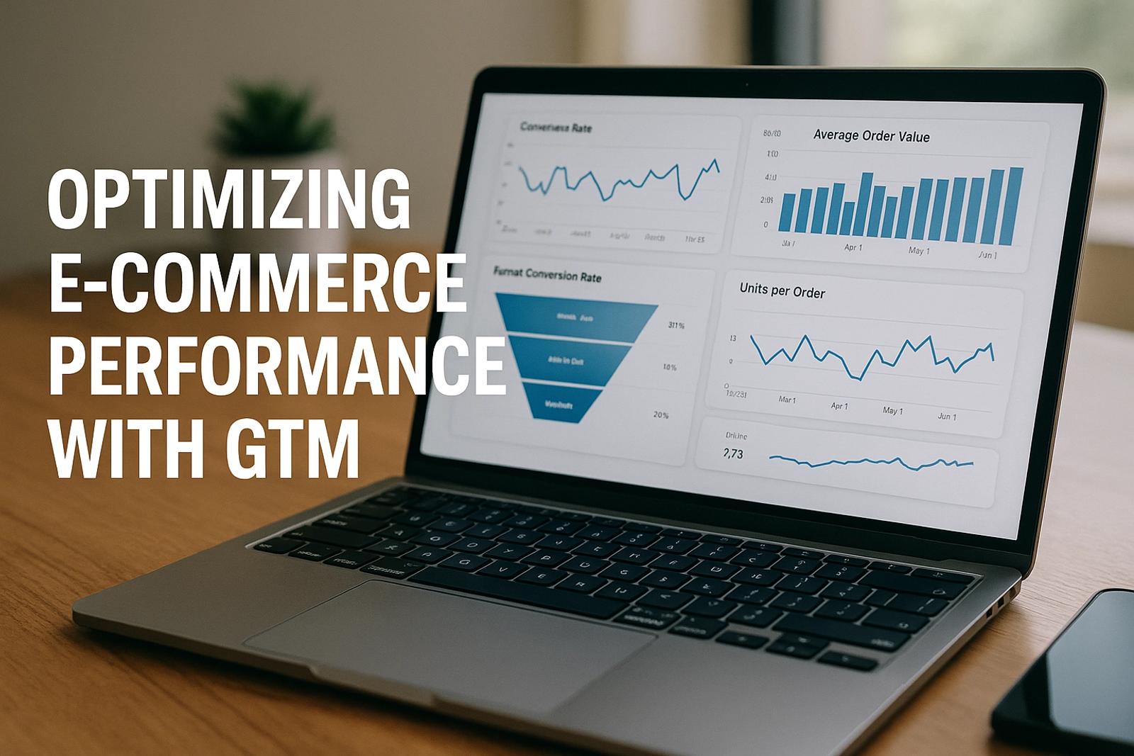 AI-generated image: Create a professional image for the section titled "Optimizing E-commerce Per...